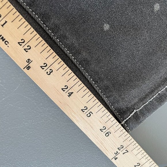 Sandrine Rose Womens Polka Splatter Grey Skinny Jeans Size 30 Grunge Punk Rocker - Picture 10 of 10